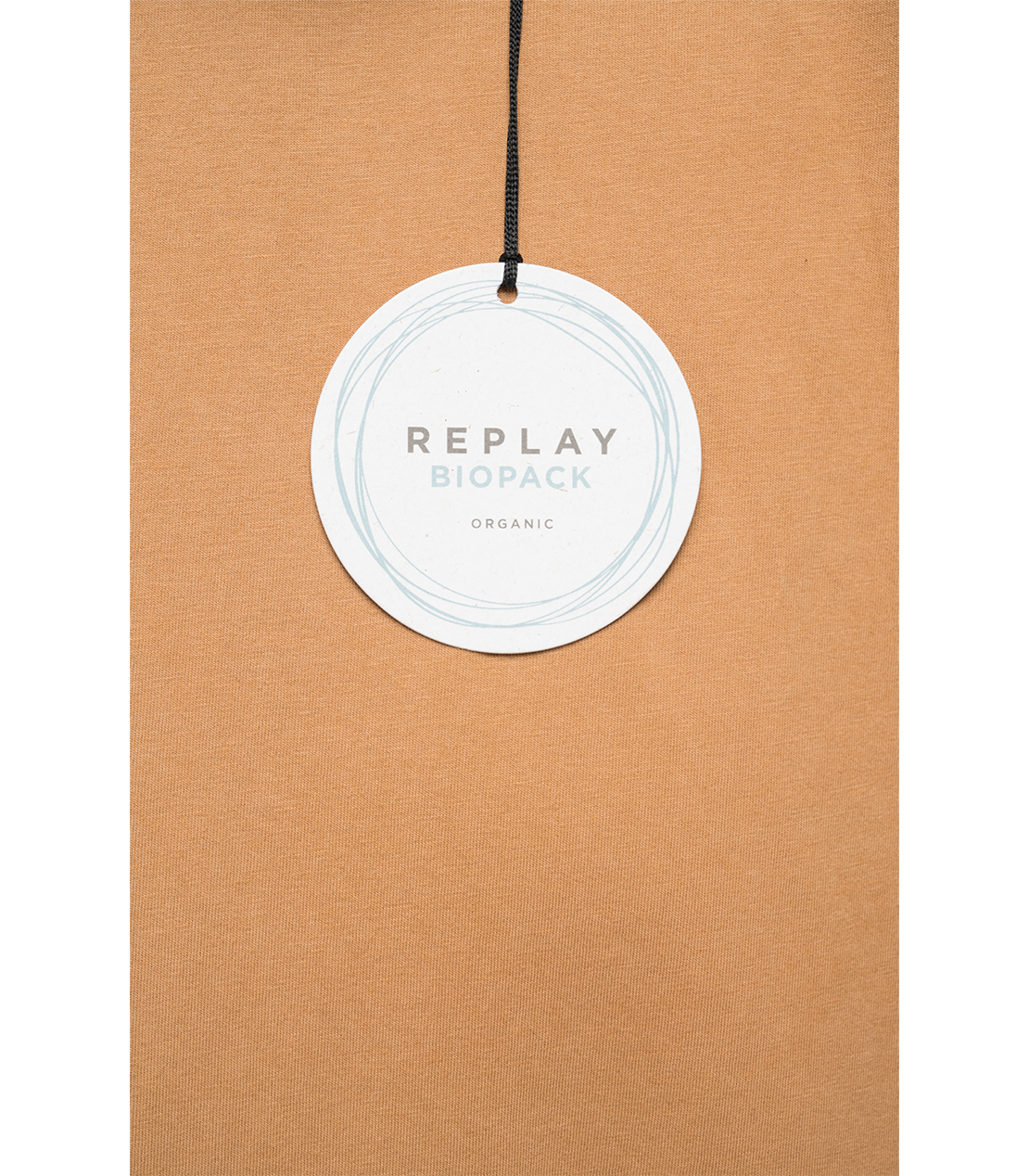 BIO PACKガーメントダイ オーガニックコットンジャージードレス 詳細画像 ブラウンシュガー 5